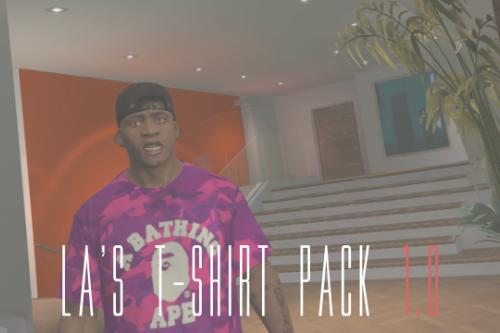 LA's T-Shirt Pack [Bape / Givenchy / Balmain / MCM / YSL / Unbranded]